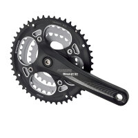 Система Prowheel Swift-251 шатун 170мм мат. чер., зв. 48-38-28T ал. CNC/сталь с защ.