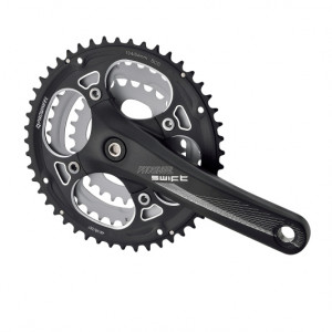 Система Prowheel Swift-251 шатун 170мм мат. чер., зв. 48-38-28T ал. CNC/сталь с защ. 