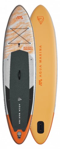 Сапборд надувной с веслом Aqua Marina Magma 11'2" (BT-21MAP, 340х84х15 см, S22)