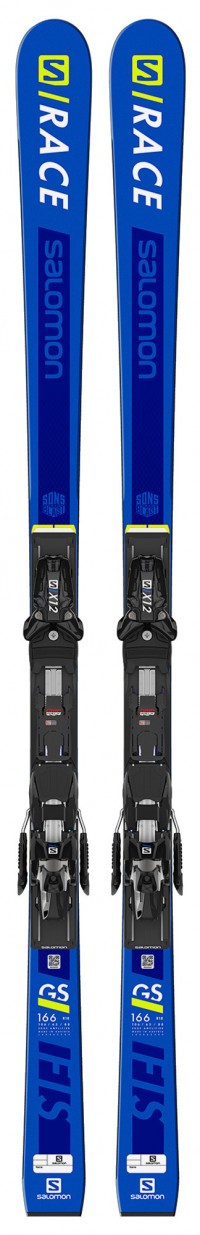 Горные лыжи Salamon S/RACE FIS GS JR 166+X12 T (2020)