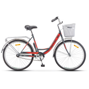 Велосипед Stels Navigator-245 26&quot; Z010 серый/красный (2021) 
