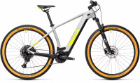 Электровелосипед CUBE REACTION HYBRID PRO 625 29 grey´n´yellow (2021)