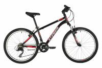 Велосипед Stinger Caiman MS 24" черный рама 12" (2021)