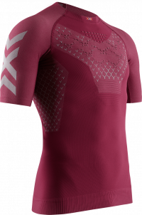 Футболка для бега X-Bionic Twyce 4.0 Run Shirt Men namib red/dolomite grey R011