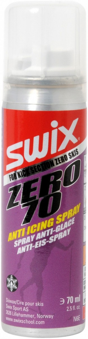 Мазь держания Swix экономичный спрей антиобледенитель Zero 70 мл (N6C) 