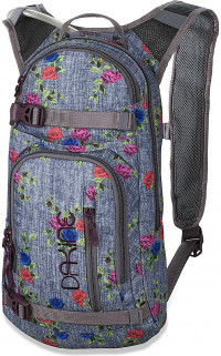 Велорюкзак Dakine Womens Session Pack 8L Annabelle (серый, цветочный принт)