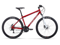 Велосипед Forward SPORTING 27,5 3.2 HD темно-красный/серебристый 17" (2022)