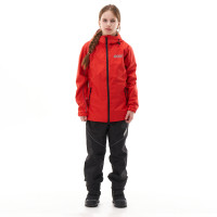 Комплект дождевой Dragonfly Evo for teen (куртка, брюки) (мембрана) red