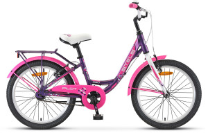 Велосипед Stels Pilot-250 Lady 20&quot; V020 пурпурный рама 12&quot; (2021) 