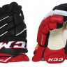 Перчатки CCM JetSpeed FT1 SR black/red/white - Перчатки CCM JetSpeed FT1 SR black/red/white