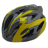 Шлем защитный Stels FSD-HL057 (out-mold) M (52-56 см) желто-черный