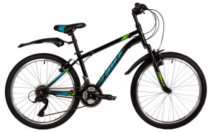 Велосипед Foxx Aztec 24&quot; черный рама 14&quot; (2022) 
