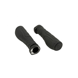 Ручки на руль AUTHOR 8-33452041 AGR Griplock Ergo R20-E 135мм резин.материал D2 эргон. 2-х комп. с фикс. 140гр. (50) черные 