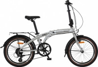 Велосипед Novatrack TG-20 20" складной серебристый (2020)