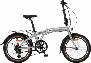 Велосипед Novatrack TG-20 20&quot; складной серебристый (2020) 