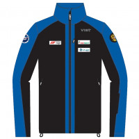 Куртка-виндстоппер Vist Atlan Softshell Jacket Junior RASF black-black-princess blue 9999IR (2027)