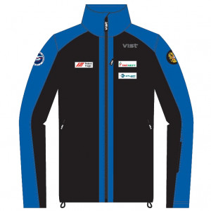 Куртка-виндстоппер Vist Atlan Softshell Jacket Junior RASF black-black-princess blue 9999IR (2027) 