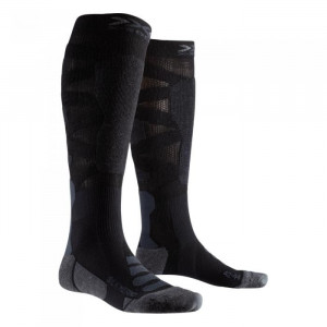 Носки Унисекс X-Socks Ski Silk Merino 4.0 black/anthracite melange 