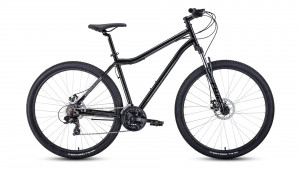 Велосипед Forward Sporting 29 2.2 disc черный/темно-серый (2021) 
