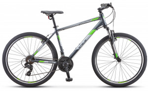 Велосипед Stels Navigator-590 V 26&quot; K010 серый/зеленый (2020) 