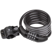 Замок M-Wave DS 10.18 Illu 5-230962 кодовый (4 разряда) с отражающей полосой, черный