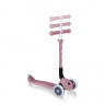 Самокат Globber Junior Foldable Lights Ecologic ягодный - Самокат Globber Junior Foldable Lights Ecologic ягодный