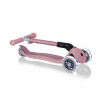 Самокат Globber Junior Foldable Lights Ecologic ягодный - Самокат Globber Junior Foldable Lights Ecologic ягодный