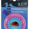 Звонок M-Wave Kids Bella 3D 5-420119 детский D=55 мм, сталь/пластик, цвета в ассортименте - Звонок M-Wave Kids Bella 3D 5-420119 детский D=55 мм, сталь/пластик, цвета в ассортименте