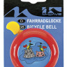 Звонок M-Wave Kids Bella 3D 5-420119 детский D=55 мм, сталь/пластик, цвета в ассортименте - Звонок M-Wave Kids Bella 3D 5-420119 детский D=55 мм, сталь/пластик, цвета в ассортименте