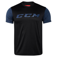 Футболка детская CCM GRIT SHORT SLEEVE TECH TOP YT BL/OB