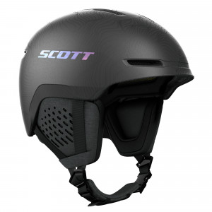 Шлем горнолыжный Scott Track Plus granite black/holo grey 