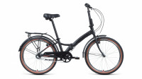 Велосипед Forward Enigma 24 3.0 черный матовый/красный (2020)