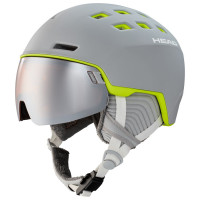 Шлем с визором HEAD RACHEL grey/lime (2021)