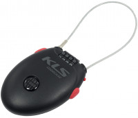 Замок тросовый вытяжной KELLYS KLS CODECASE, с кодом, 1,5мм х 90см, безопасность 1/10