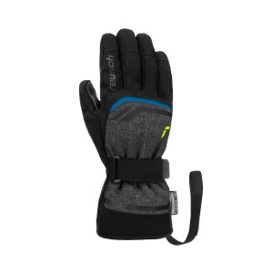Перчатки Reusch Primus R-Tex XT Black Mellange/Safety Yellow/Brilliant Blue 