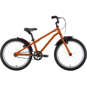 Велосипед Stark Foxy 20" сатиновый рыжий/титановый рама: OS (2027) 