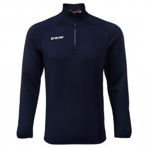 Джемпер CCM Locker Room 1/4 ZIP Sr Navy 