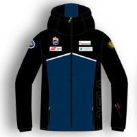 Легкая куртка Vist Dolomitica Z Softshell Unisex RUSSIA SKI TEAM black-deep ocean-white 993D00