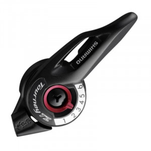 Шифтер Shimano Tourney, TZ500, правый, 6 скоростей, 2050 мм, без упаковки 