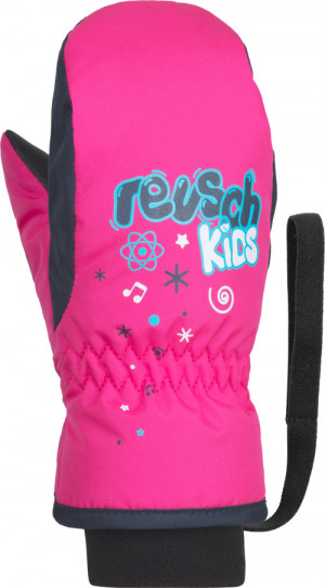 Варежки Reusch Kids Pink Glo 