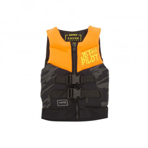 Спасательный жилет неопрен детский Jetpilot Cause Teen ISO 50N Neo Vest Orange (2019) 