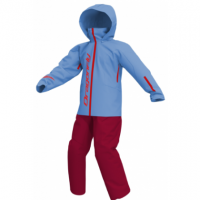 Куртка утепленная Dragonfly Gravity Junior ocean-dark red