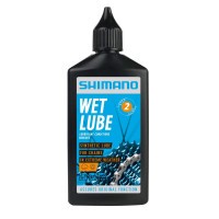 Смазка Shimano Wet Lube для цепи для влажной погоды флакон 100 мл