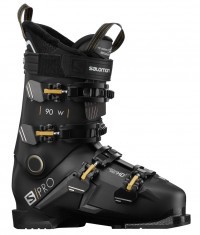 Горнолыжные ботинки Salomon S/PRO 90 W jet black/belluga/golden glow metallic (2020)