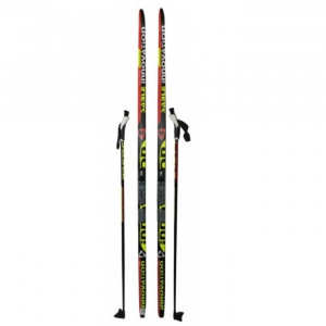 Комплект беговых лыж STC NNN (Rottefella) - 150 Wax Innovation black/red/green 