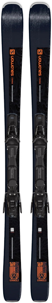 Горные лыжи Salomon E Stance 80 + крепления M11 GW L 80 Blue/Red/Black (2022)