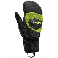 Варежки Leki WCR Coach 3D Mitten black/ice lemon 654803601