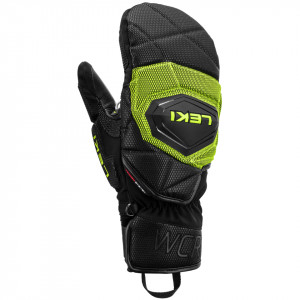 Варежки Leki WCR Coach 3D Mitten black/ice lemon 654803601 