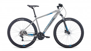 Велосипед Forward APACHE 29 3.0 HD серый/синий 17&quot; (2022) 