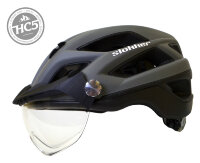 Шлем Slokker Bike Helm Penegal visor clear grey